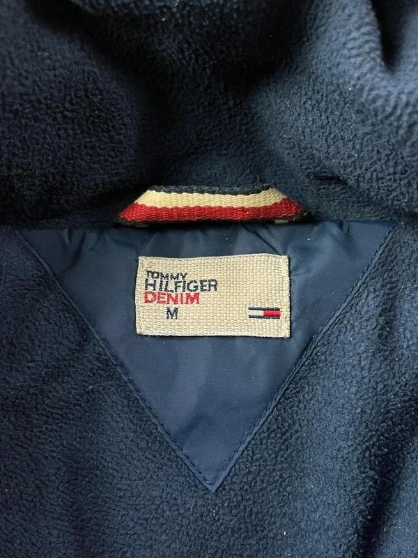 Chaqueta acolchada acolchada Tommy Hilfiger azul marino y rojo Talla M – photo 5